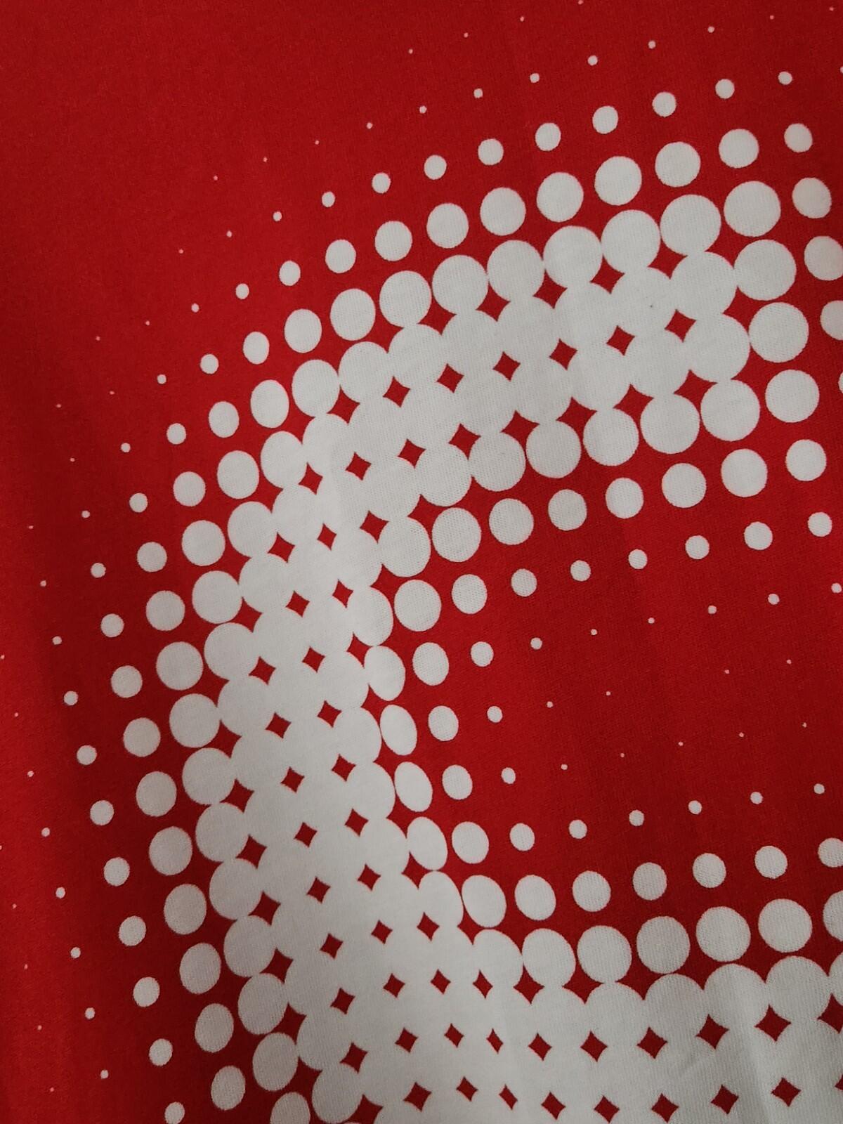 SS24 Supreme Halftone S/S Top Red Tee Short Sleeve T-shirt