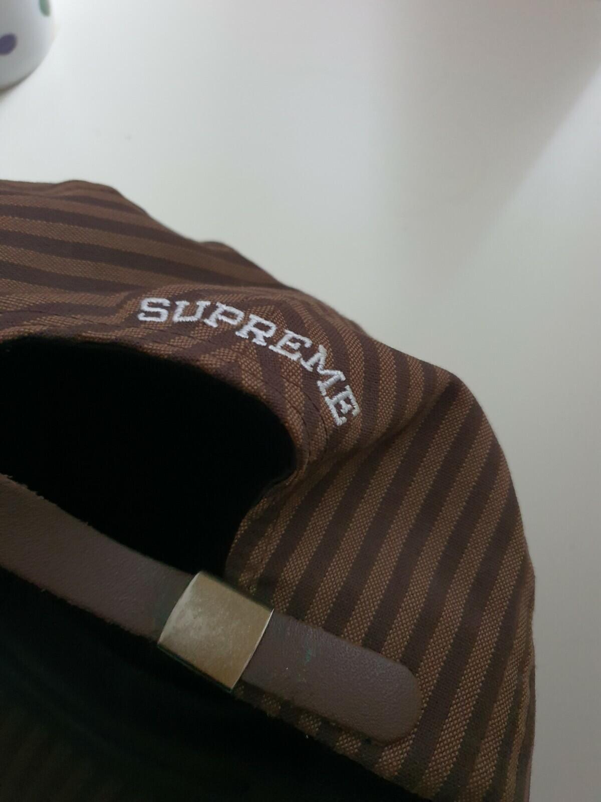 SS13 Supreme Enamel S brown 5-panel Hat