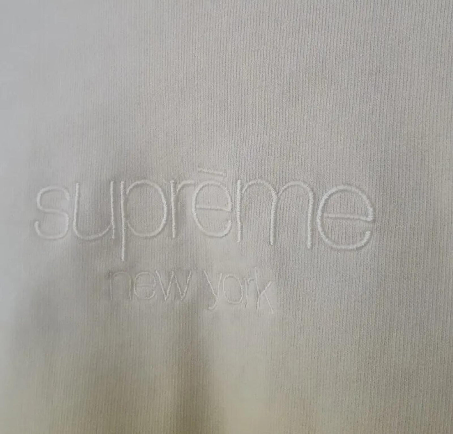 SS19 Supreme Dipped crewneck size M medium yellow sweatshirt New York