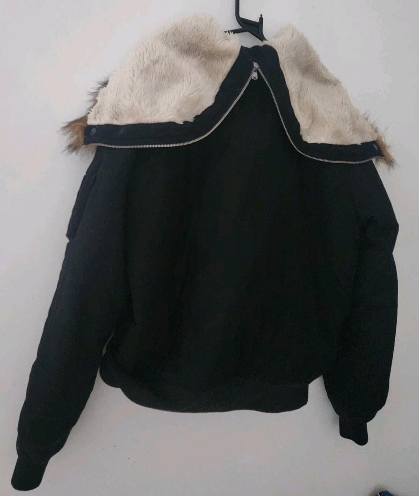 FW18 Supreme Wool N-2B Jacket Black Size L