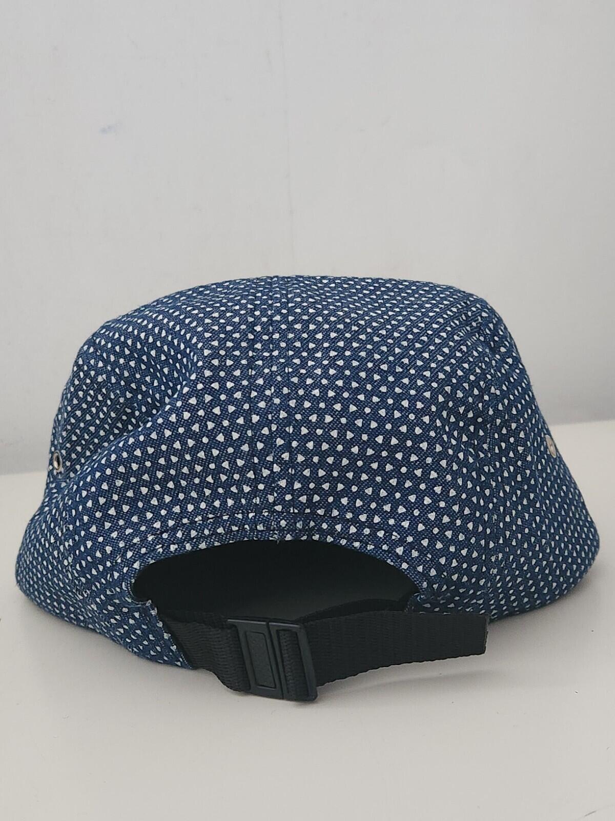SS12 SUPREME Foulard Camp Cap Blue Box Logo Hut Selten Vintage 2012 Punkte Dreiecke