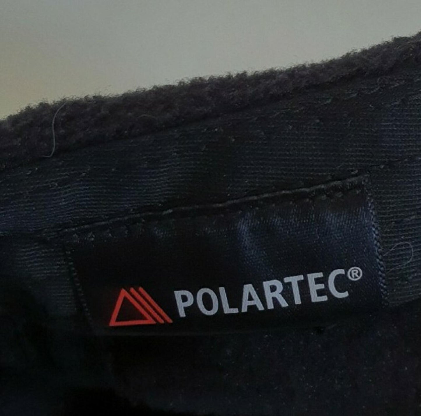 FW18 Supreme x Polartec S logo 6-panel black hat cap fleece