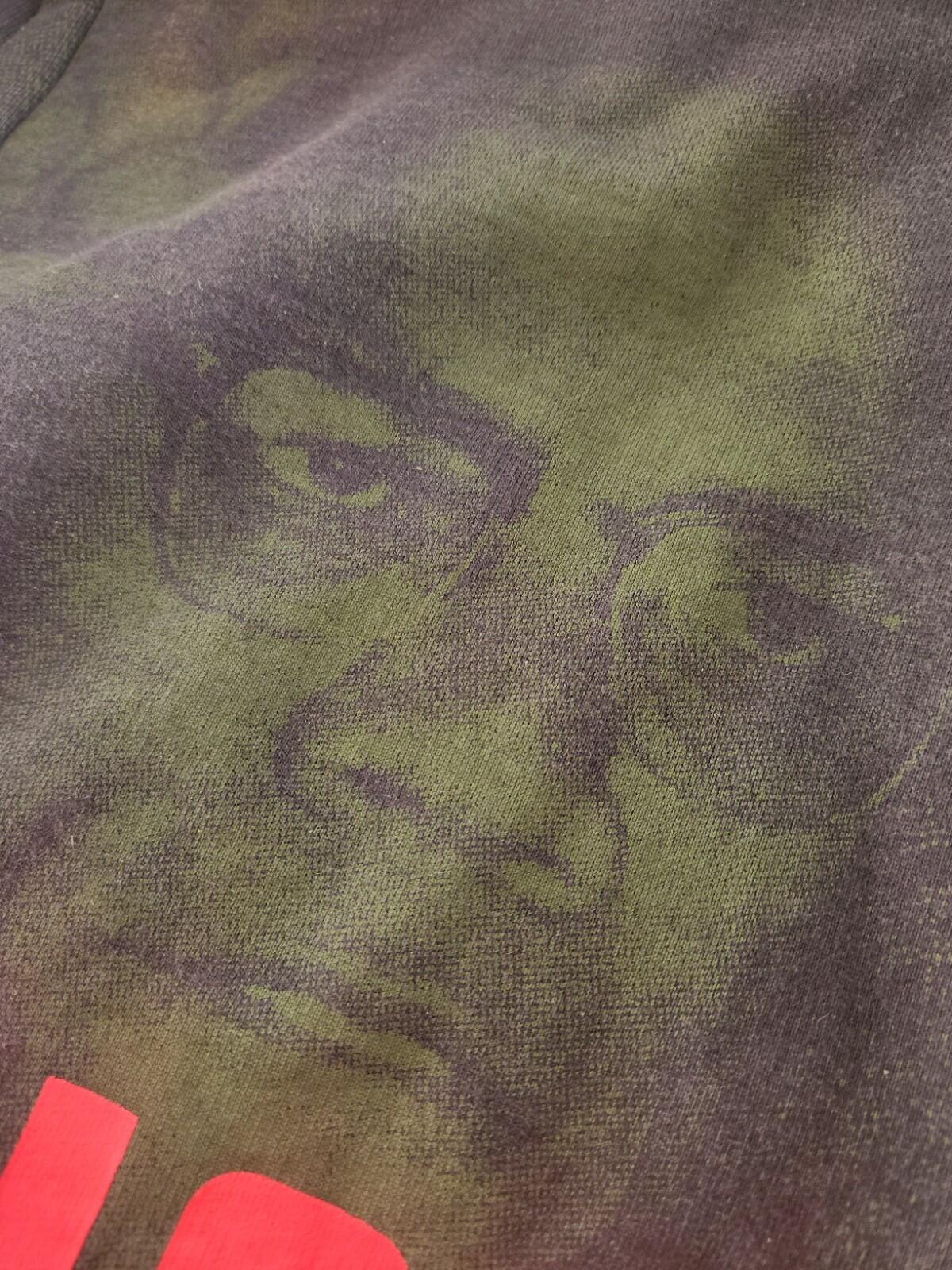 SS15 Supreme x Malcolm X Hooded Sweatshirt Size M BLEACHED