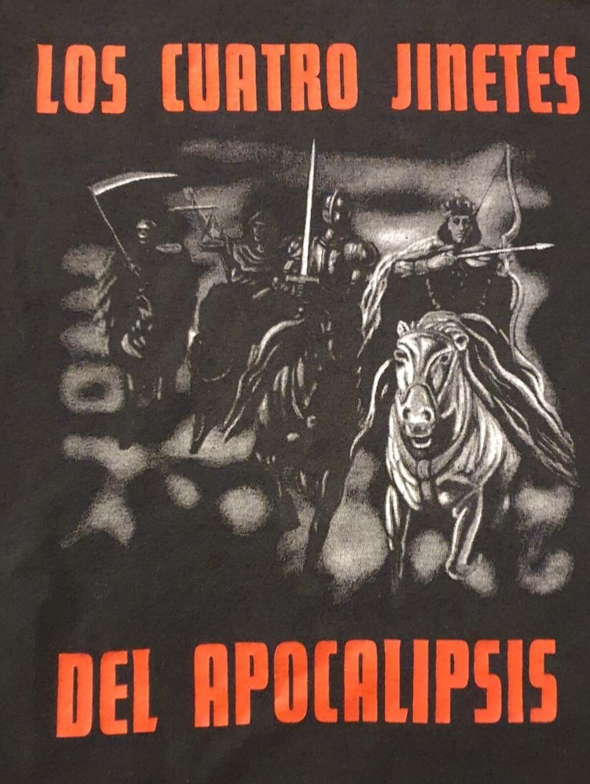 FW05 Supreme Four Horseman tee black T-shirt Los Cuatro Jinetes vintage 2005