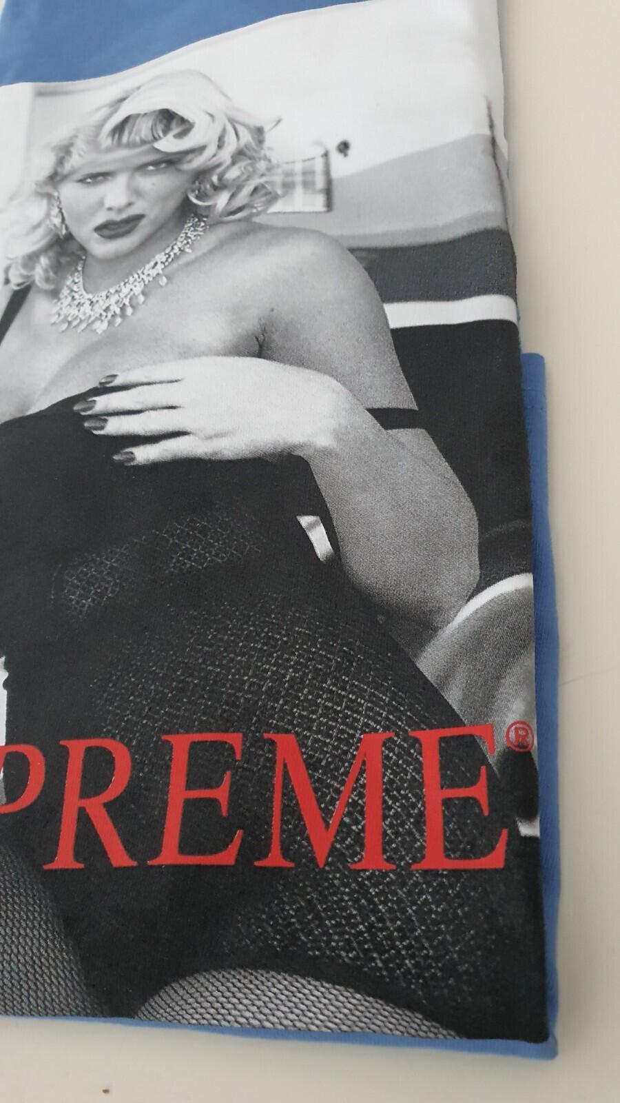 SS21 Supreme Anna Nicole Smith Tee Dusty Light Royal Size M