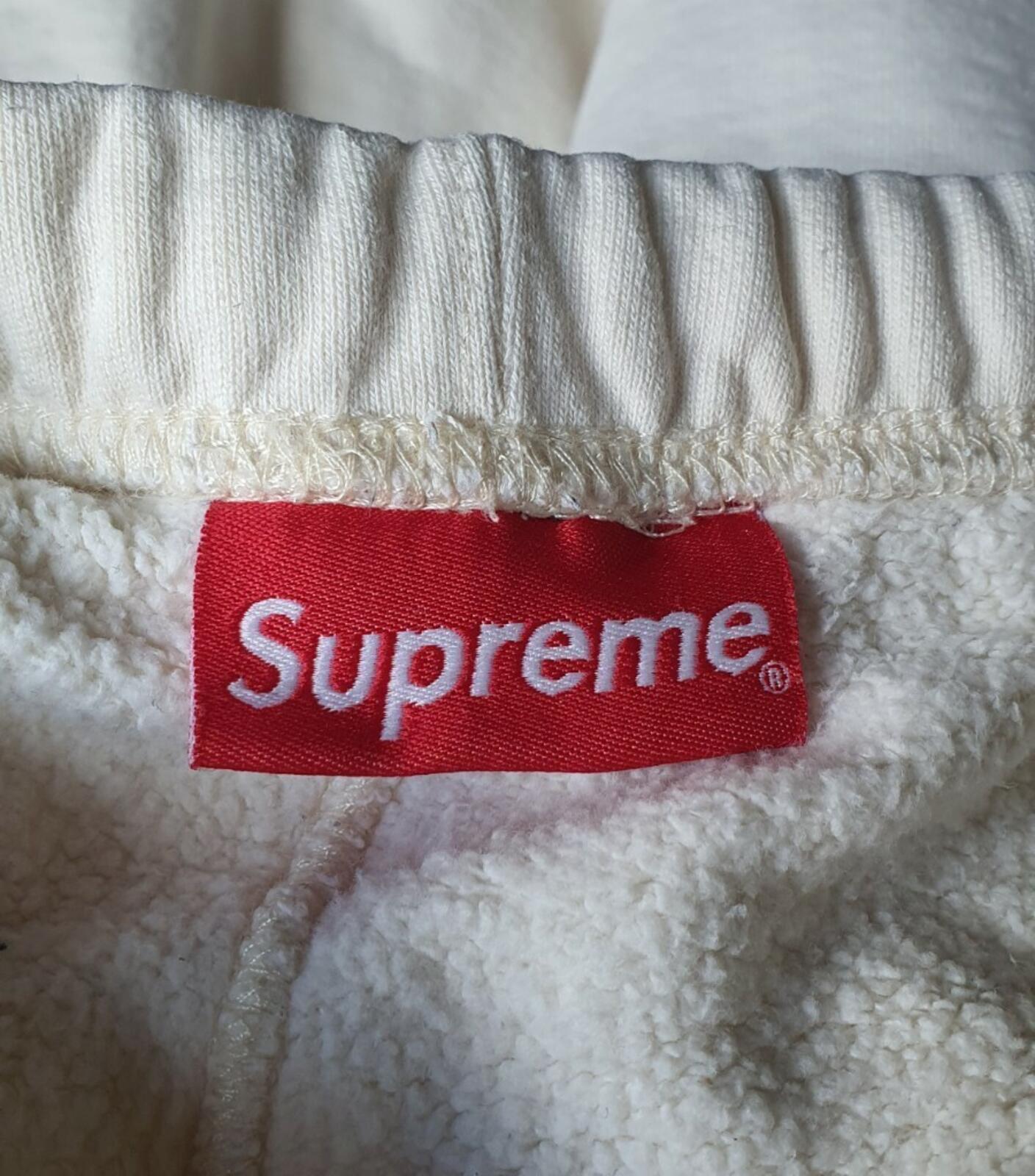 SS20 Supreme Metallic Rib Sweatpant Natural Size S