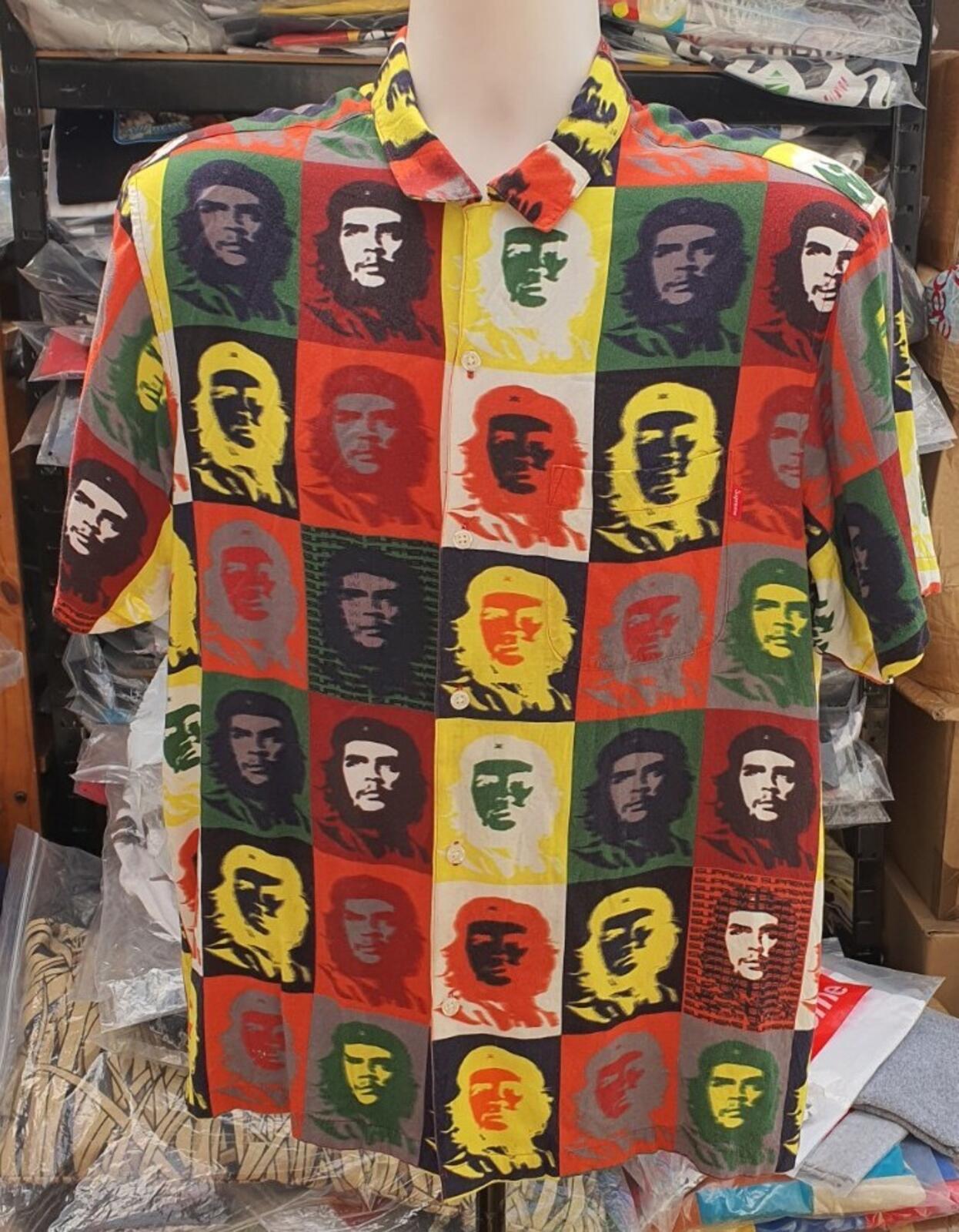 SS20 Supreme CHE Guevara rayon S/S Shirt M medium multicolored short sleeved