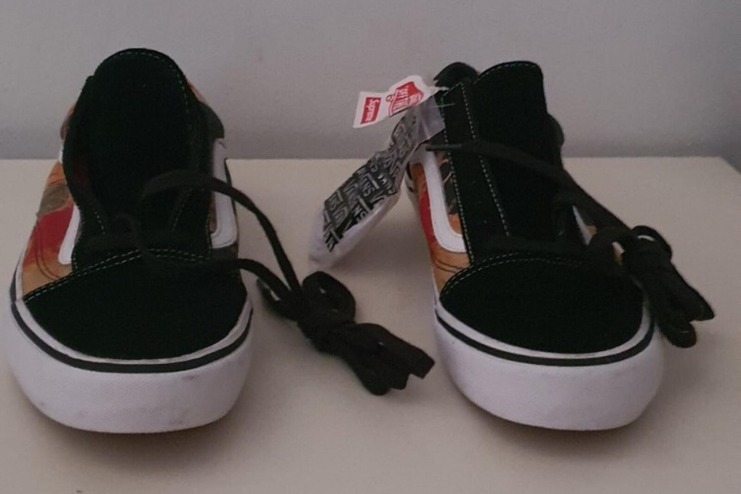 FW17 Supreme Vans Old Andres Serano Skool Blood and Semen II UK 10 US 11 EU 44.5