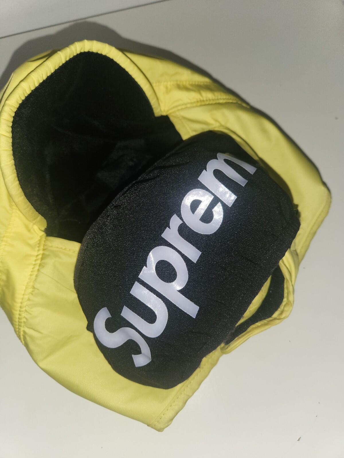 FW20 Supreme Tech Trooper Winter Hat Yellow Size M/L