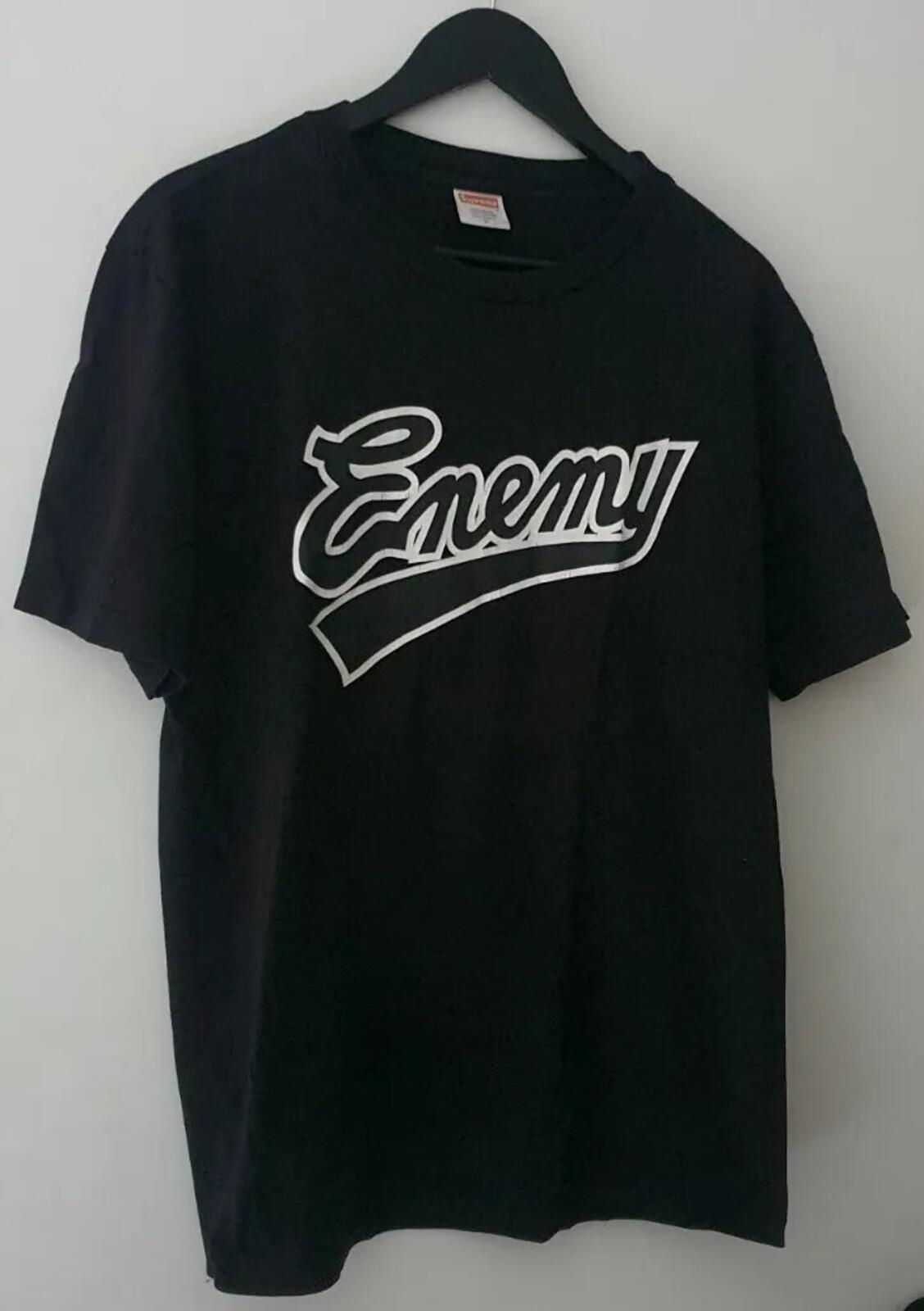 SS06 Supreme x Public Enemy Tee Black Size L