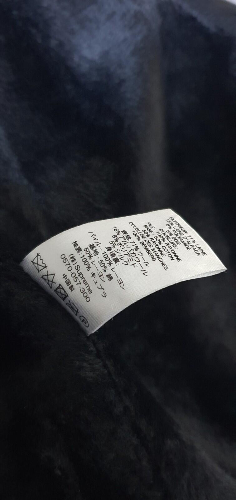 FW18 Supreme Wool Trench Coat Suri Alpaca Loro Piana RRP $648 Herringbone Size S