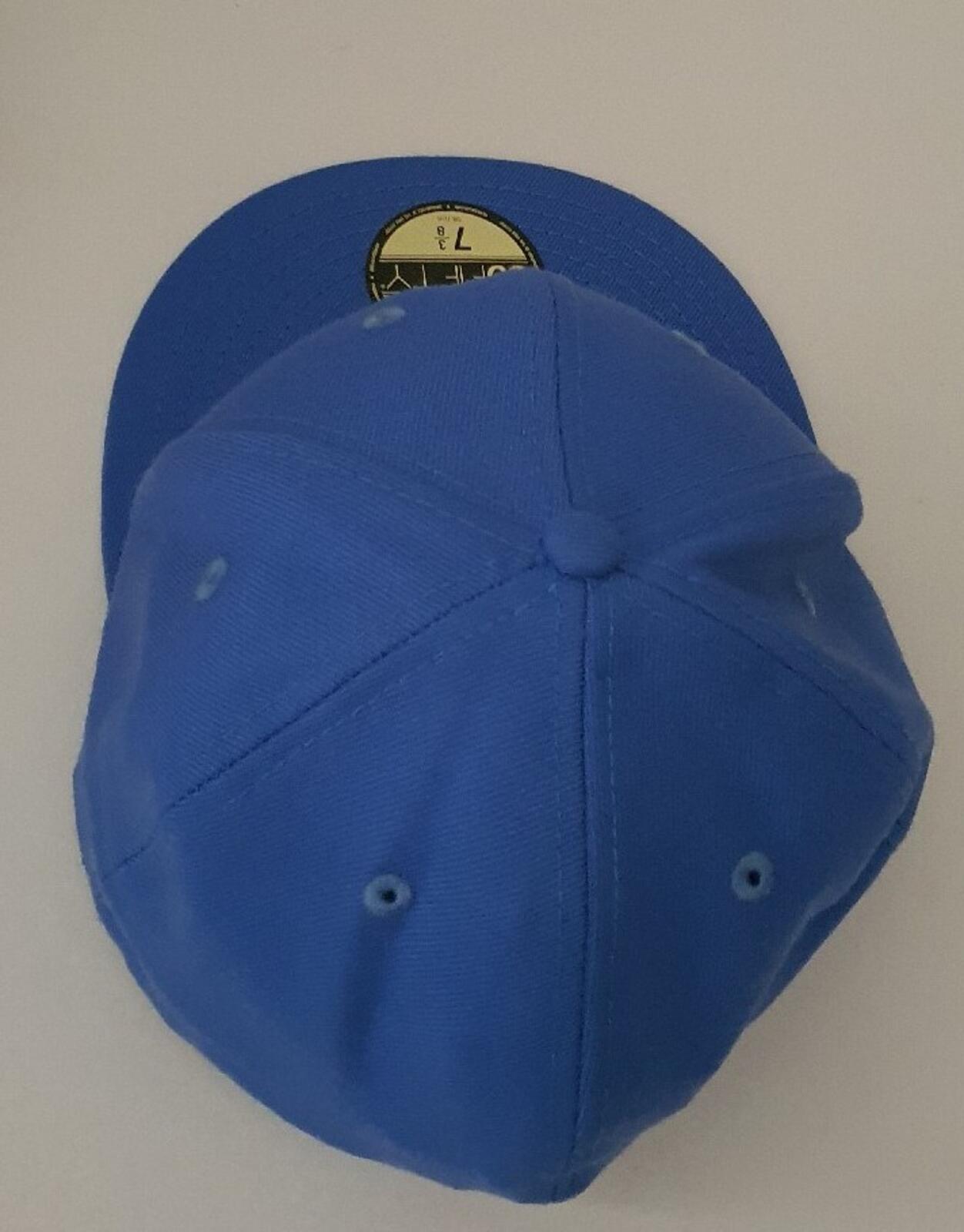 FW20 Supreme S Logo New Era Bright Blue cap hat size 7 3/8