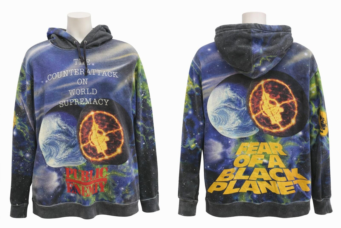 Supreme Undercover Public Enemy Fear of Black Planet Kapuzenpullover Größe M