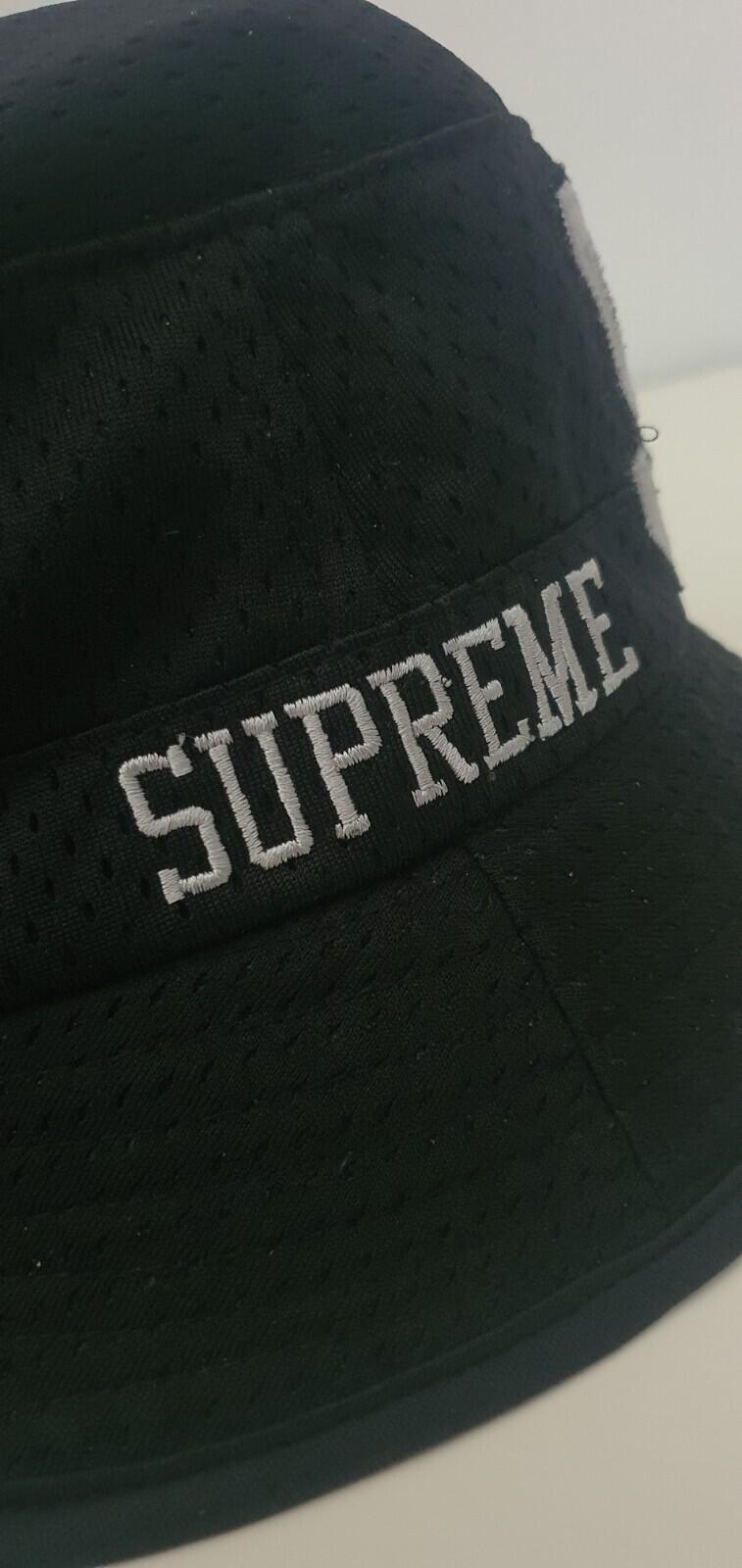 SS14 Supreme 20th Anniversary Mesh Crusher Hat Black Size S/M