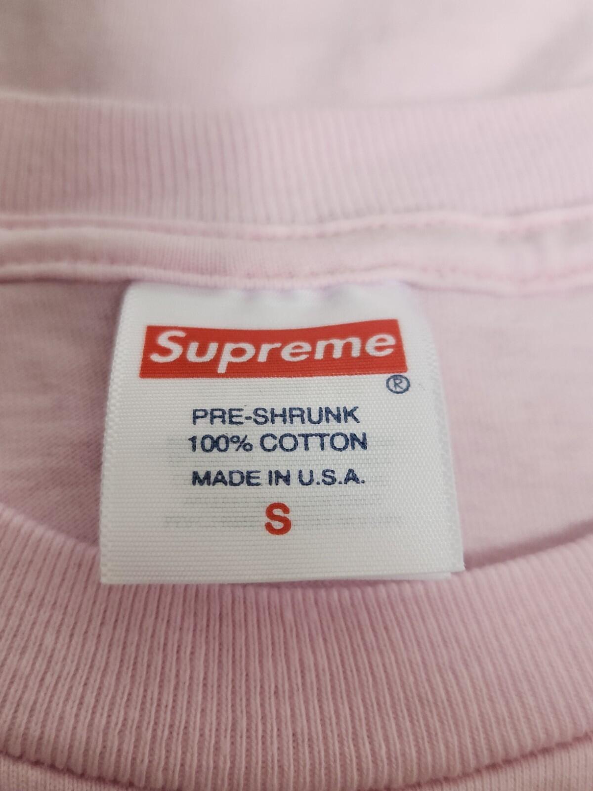 SS23 Supreme Crown Tee Hellrosa T-Shirt Größe S Small