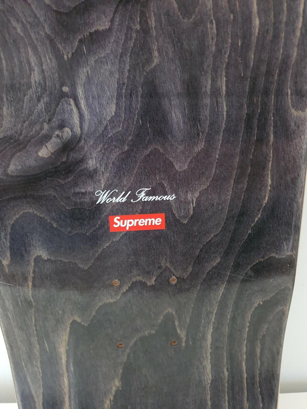 SS17 Supreme Flowers black Skateboard deck size 8.375" Skate Accessory