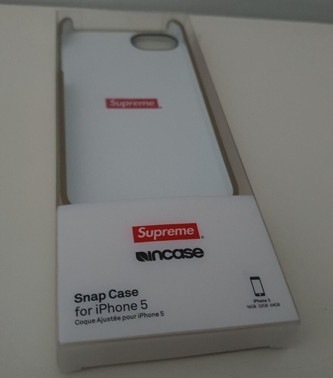 SS13 Supreme x Incase Bling Logo iPhone 5 case gold New Rare Accessory Vintage
