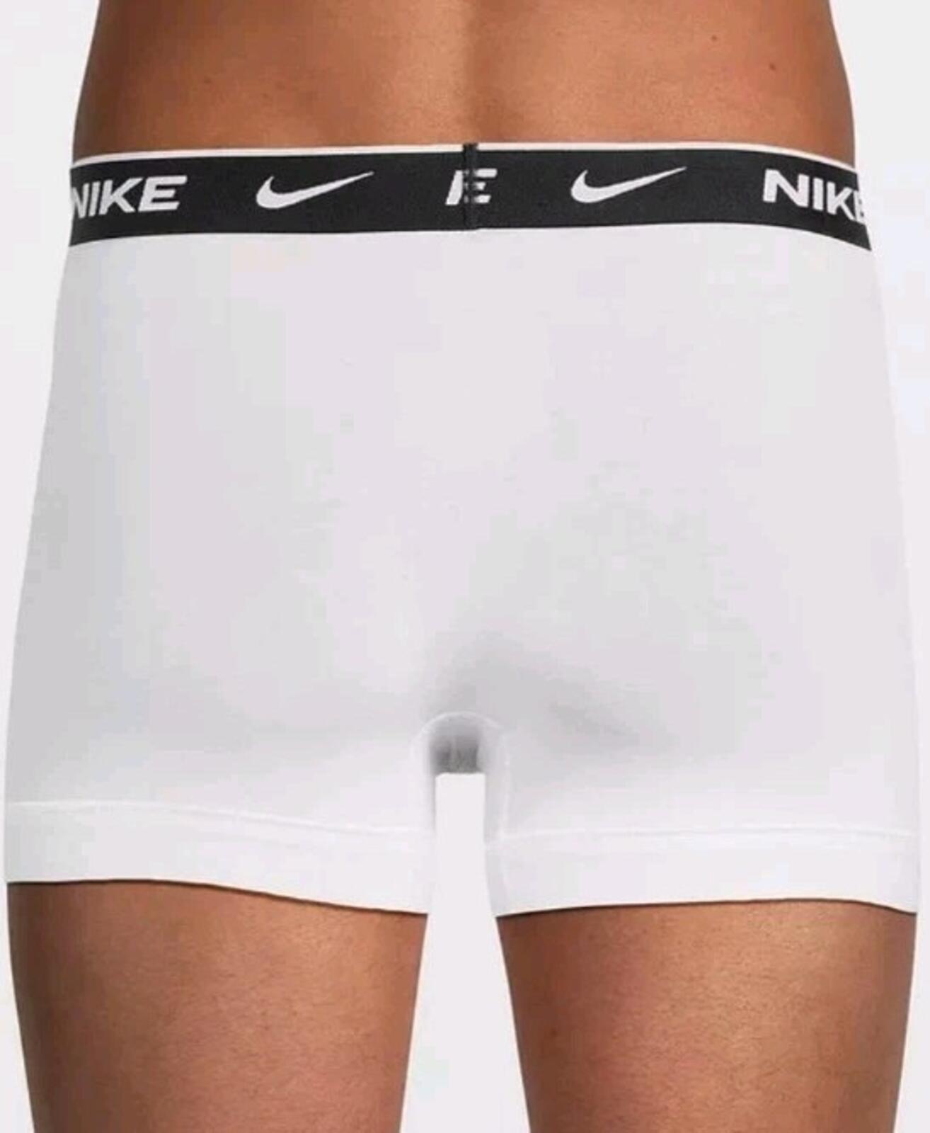 NIKE 3er Pack Stretch-Baumwoll-Retropanties in regulärer Passform Weiß M Medium Unterwäsche Dri-FIT