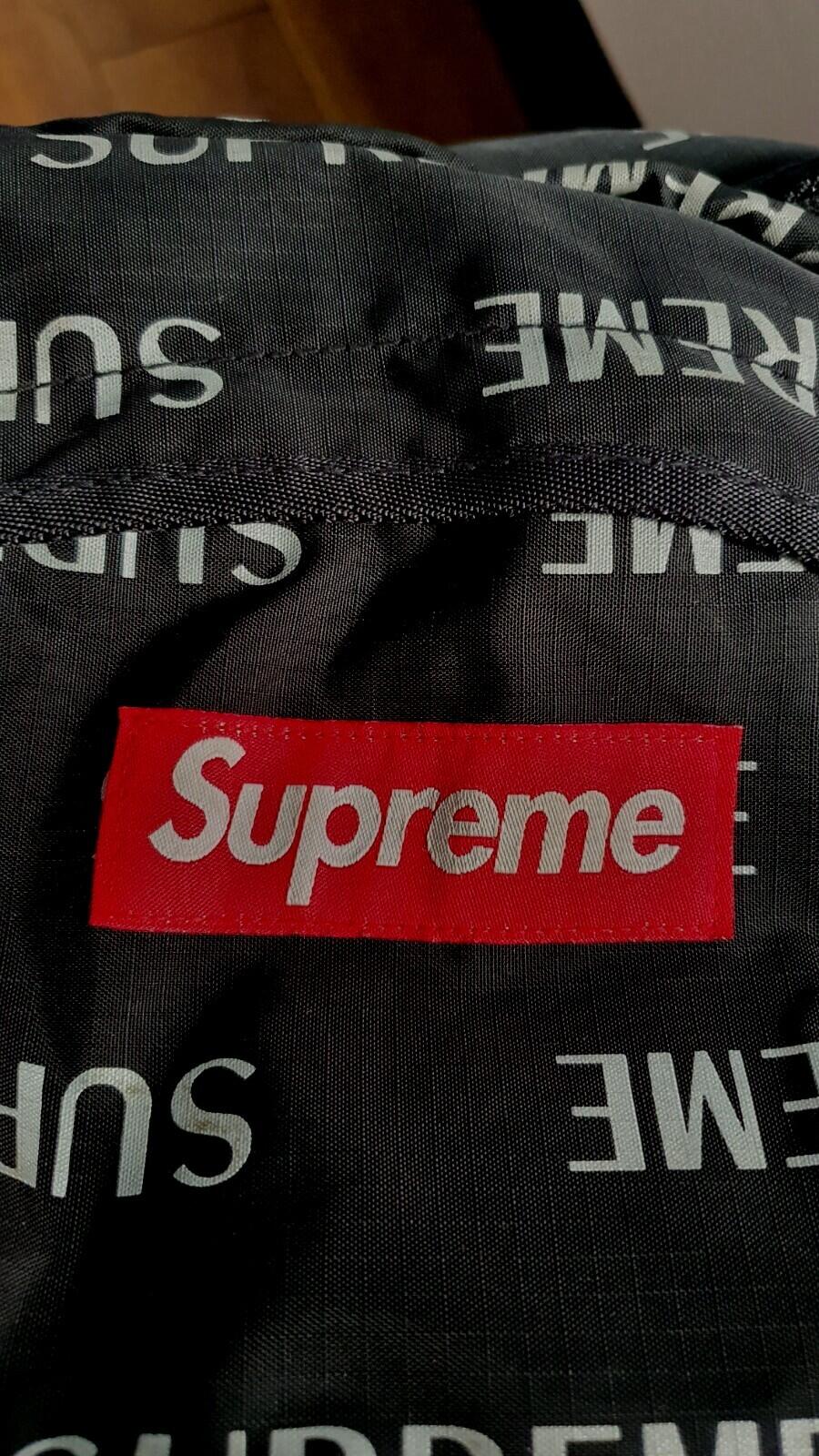 Mochila FW16 Supreme 3M Reflective Repeat (negra)