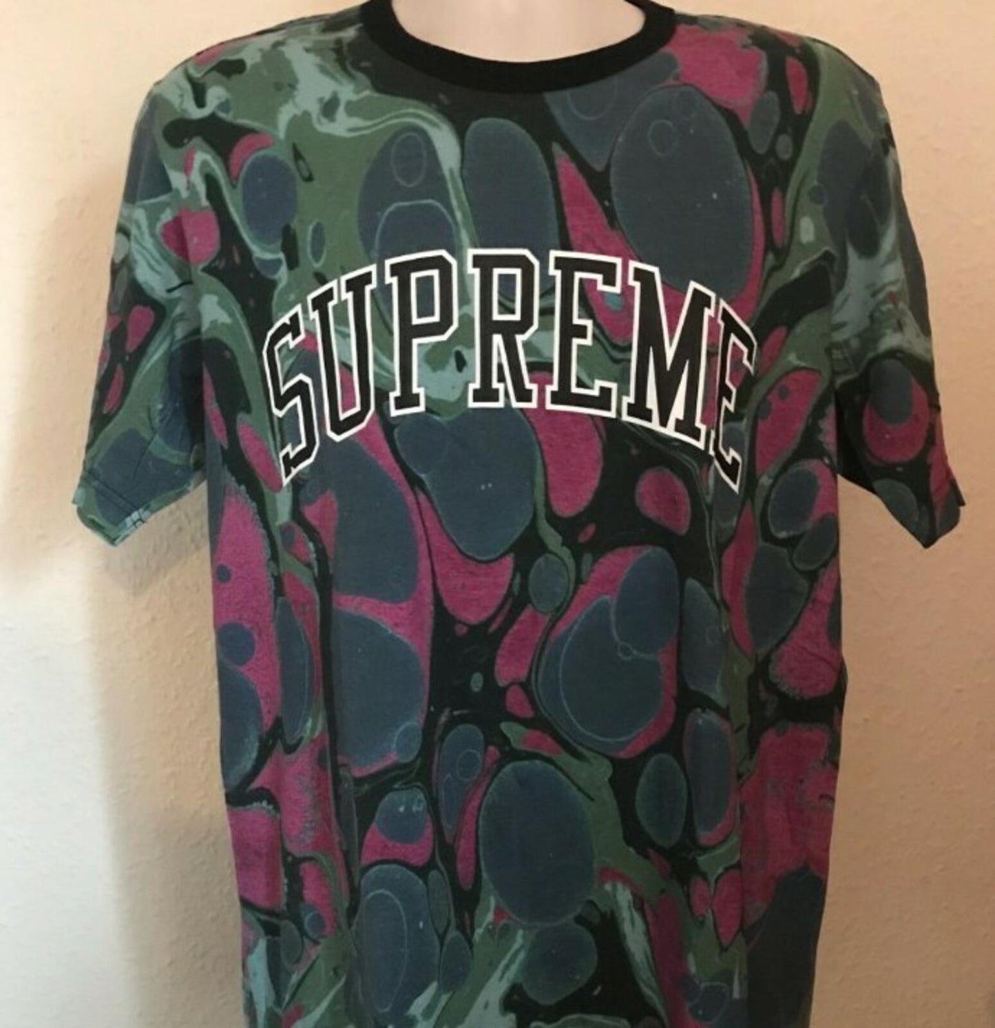 SS14 Supreme Marble T-Shirt Größe L