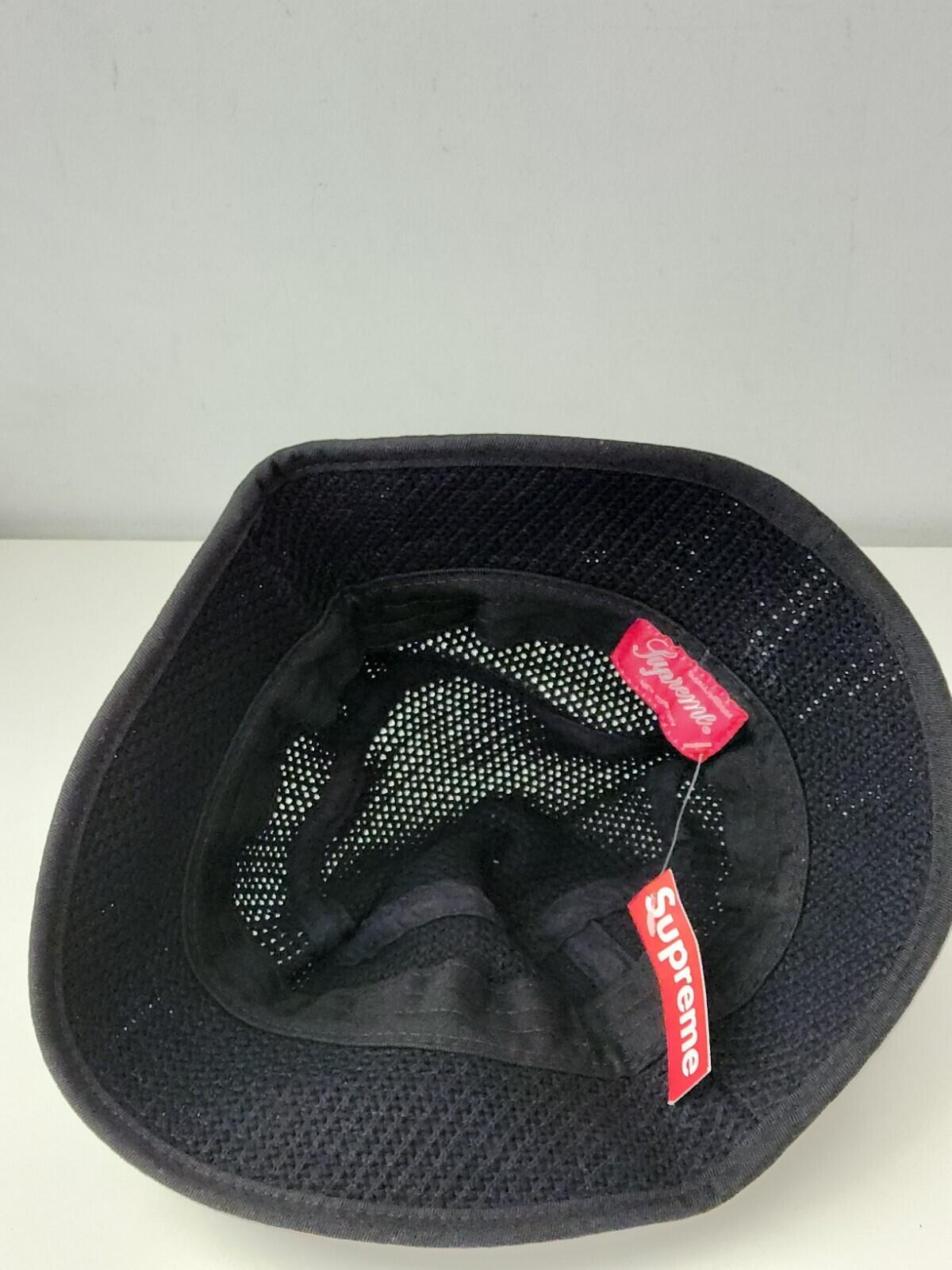 SS21 Supreme String crusher size S/M black bucket hat small / medium New Mesh