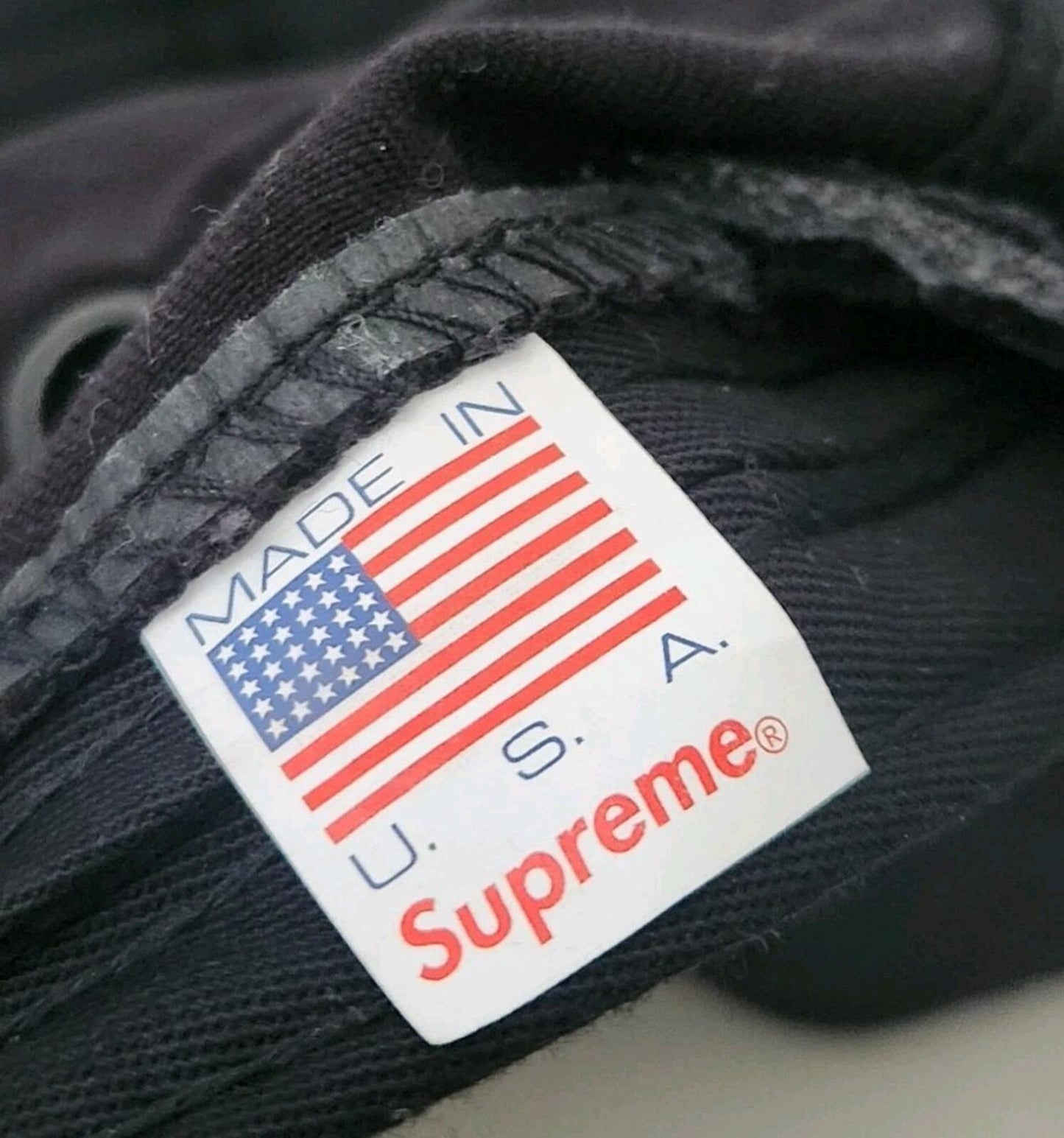 SS16 Supreme Tiger Camo Camp Cap Hat Black Military Box Logo Made In U.S.A