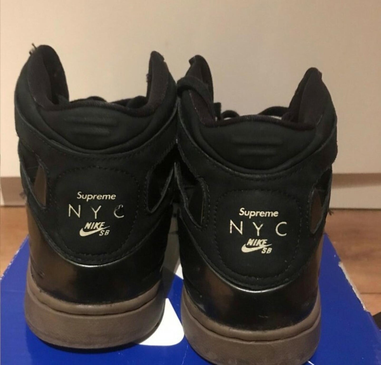 FW11 Supreme Nike Zoom Air 94 Hi black US 9.5 UK 8.5  EUR 43 trainers lot Rare