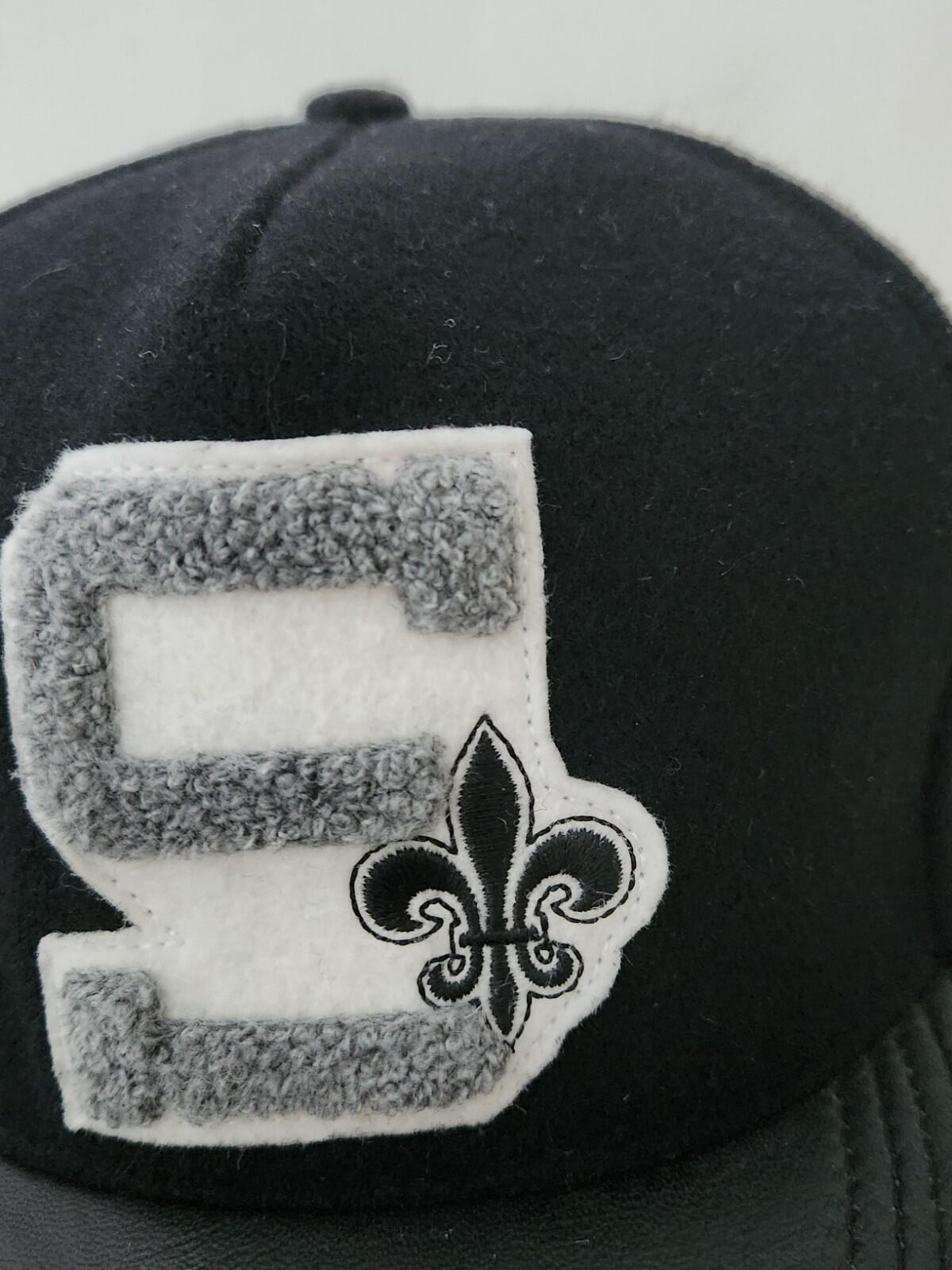 FW12 Supreme F uck B itches Get Money Wool 5-panel Leather Cap Black Hat FBGM