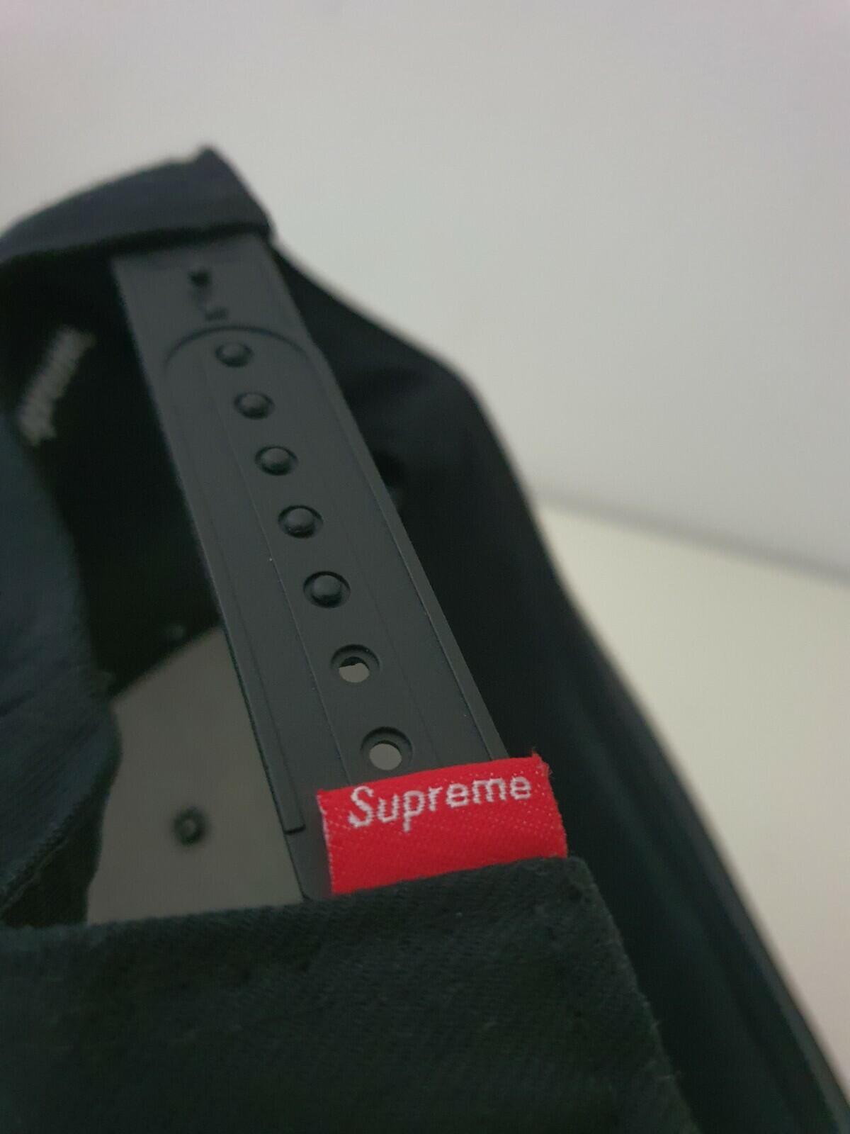 FW15 Supreme x Jordan black 6-Panel cap Jumpman hat Rare