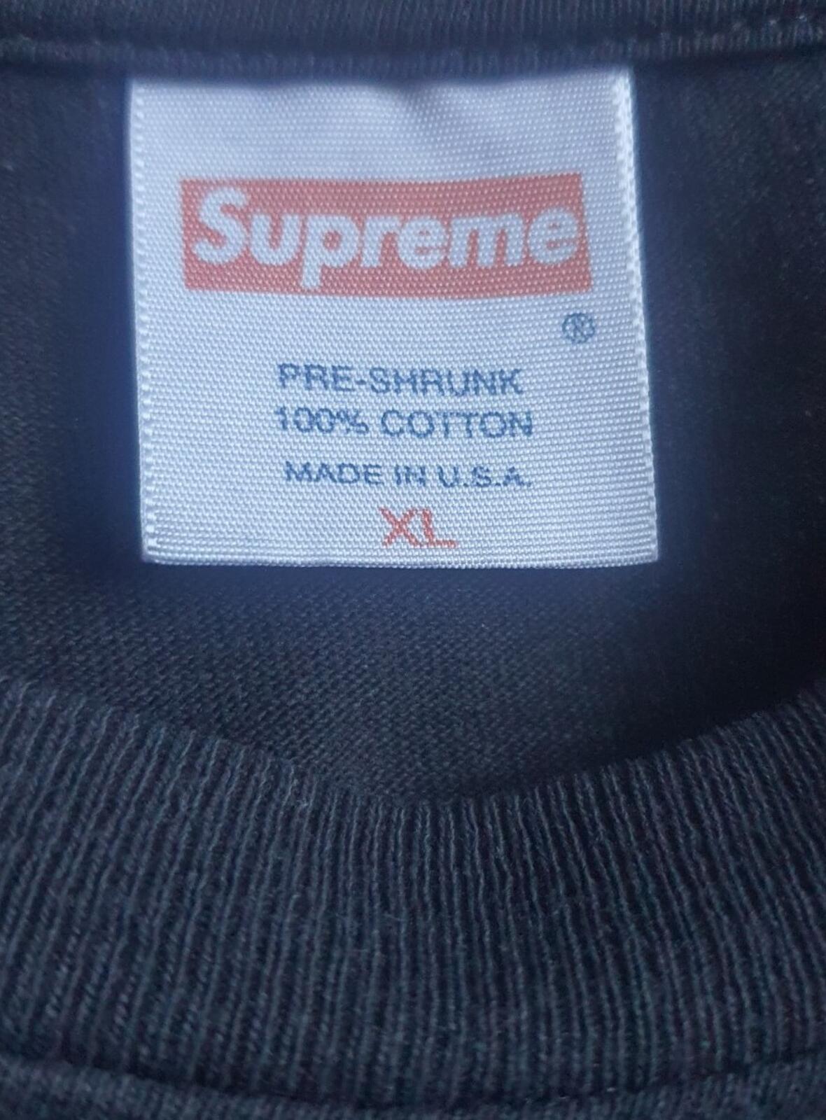 2003 Supreme World Class Live In The Full Effect Tee Black Size XL
