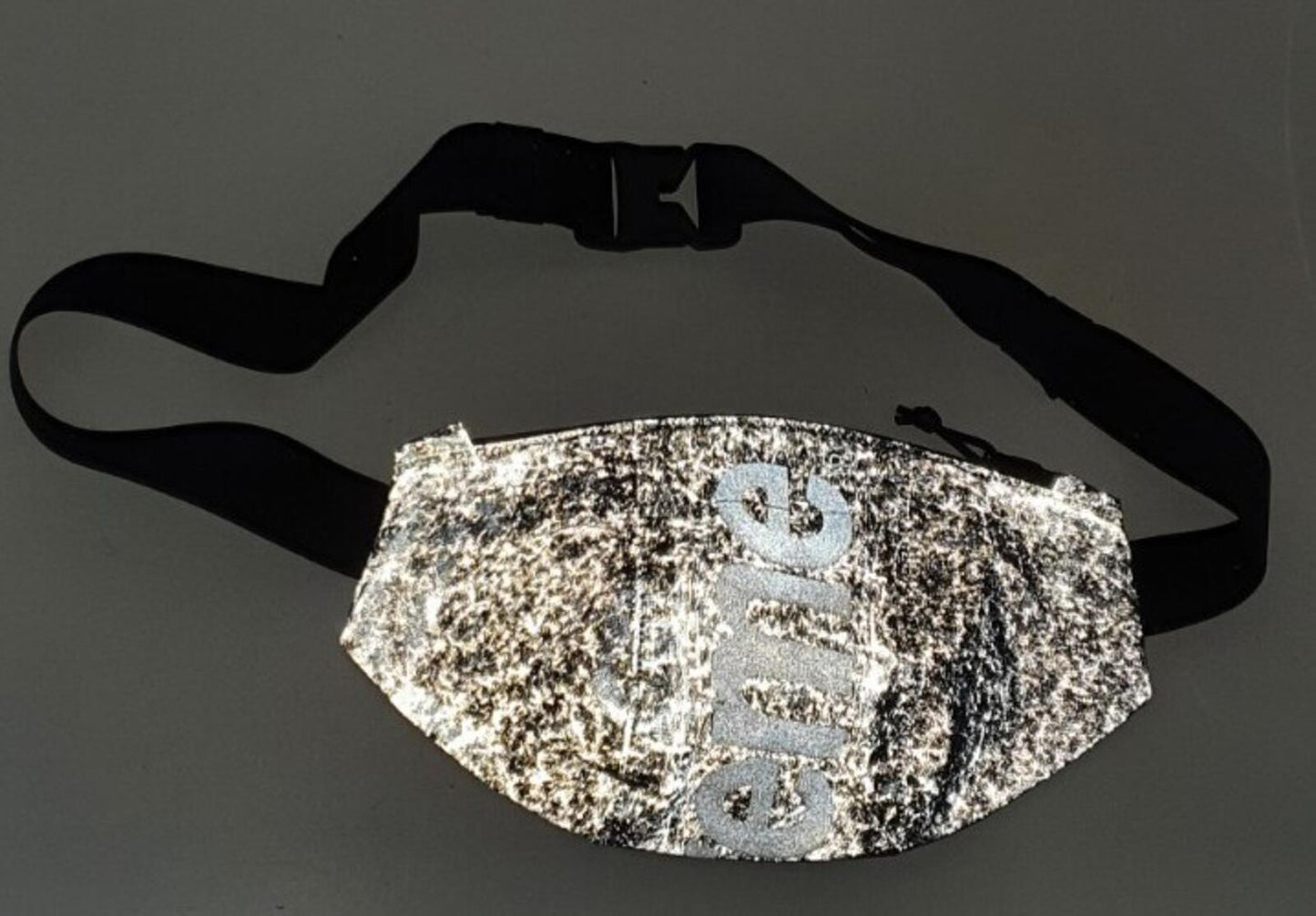FW20 Supreme reflective speckled waist bag black waterproof belt shoulder bag