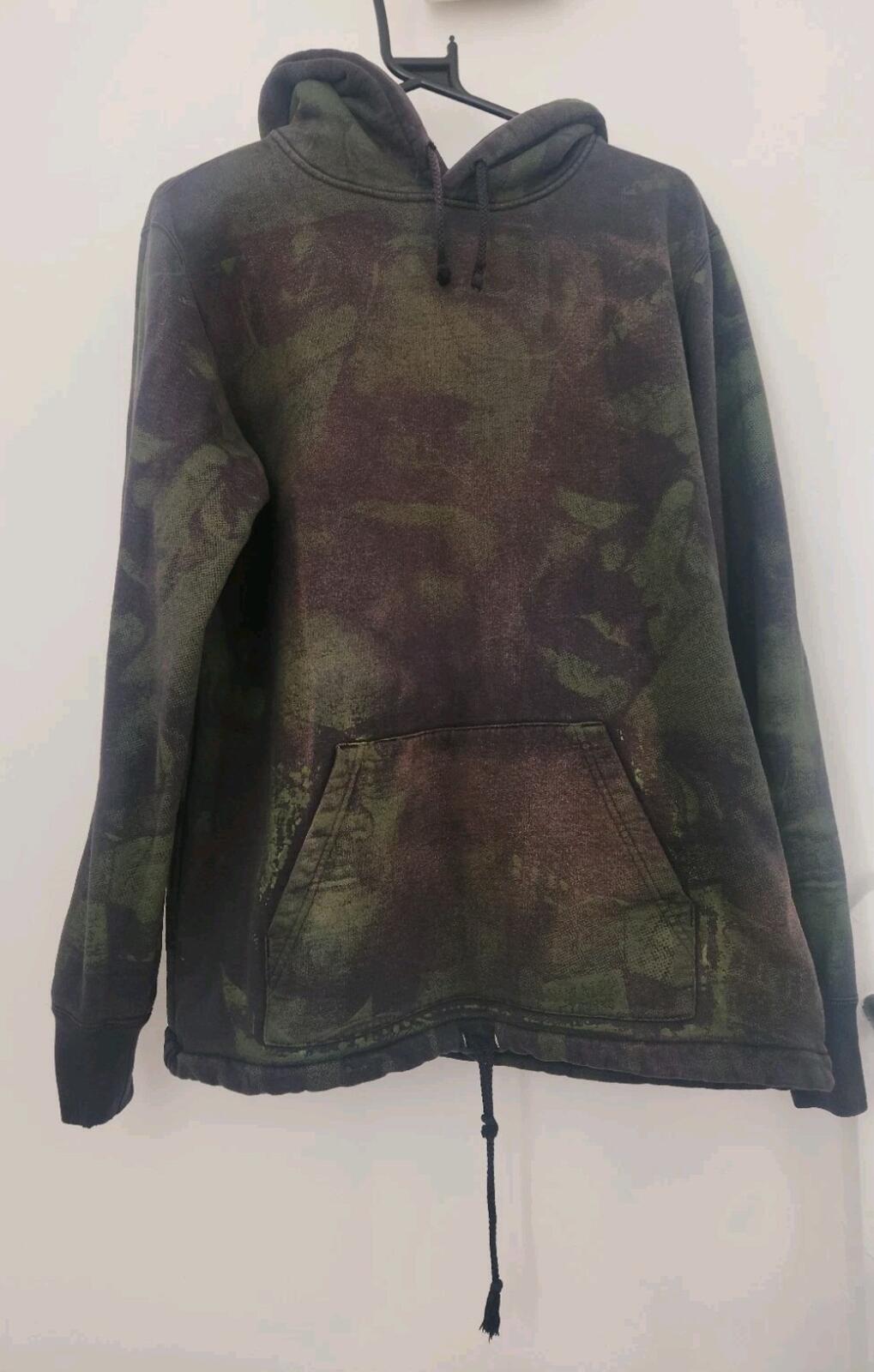 SS15 Supreme x Malcolm X Hooded Sweatshirt Size M BLEACHED