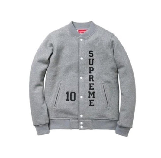 Chaqueta de chándal Supreme Varsity FW10 Gris Talla L