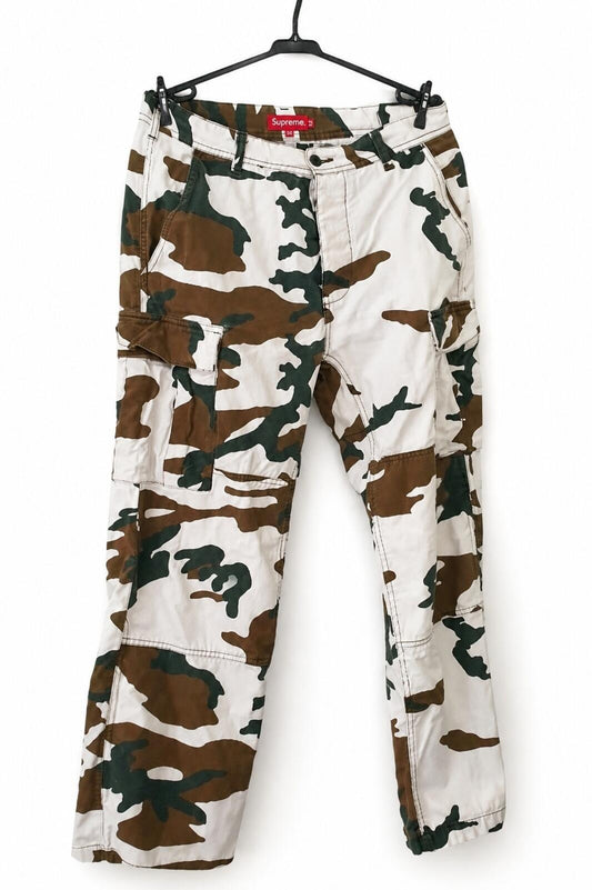 FW16 Supreme Cargo Pant Cow Camo Size 32