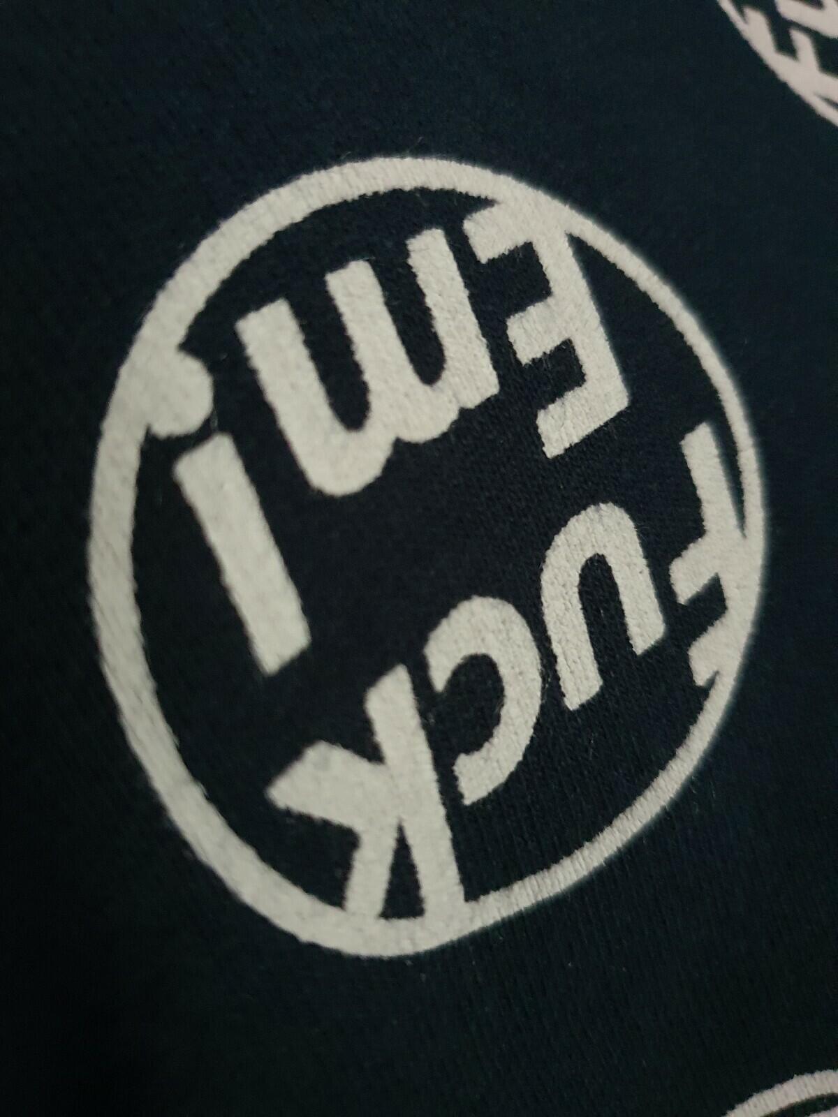 Sudadera con capucha FW14 Supreme F*ck Em! azul marino talla M