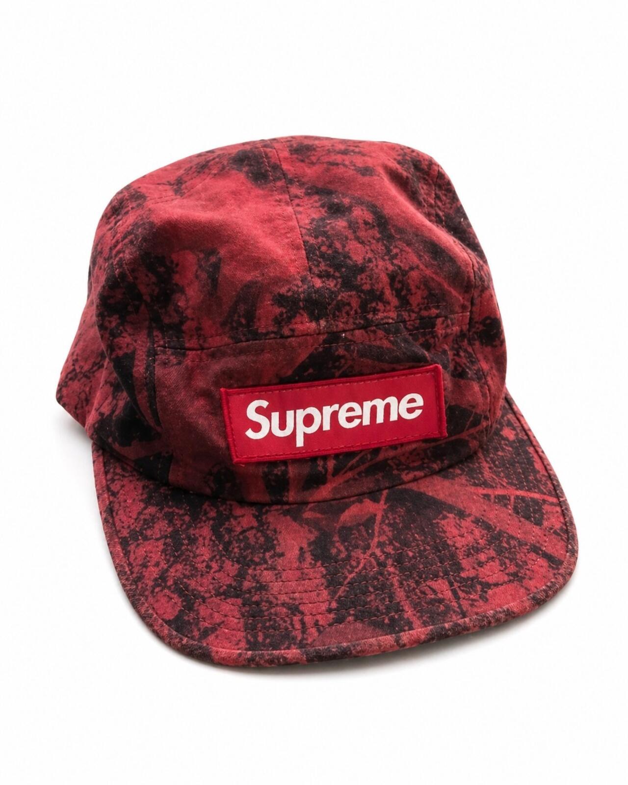 Gorra de campamento Supreme True Timber FW15 roja