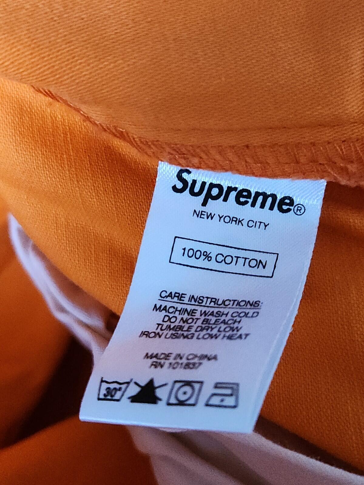 FW17 Supreme Flight pant Houndstooth size 30 Orange trousers pants W30 L30
