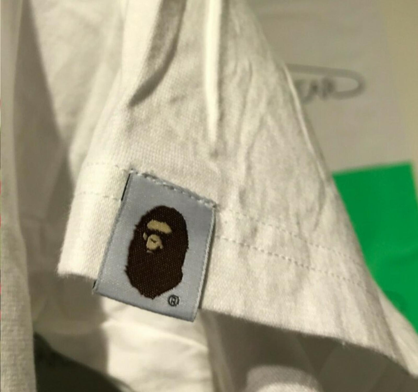 A BATHING APE x REEBOK Classic 002 Tee White Size XL BAPE