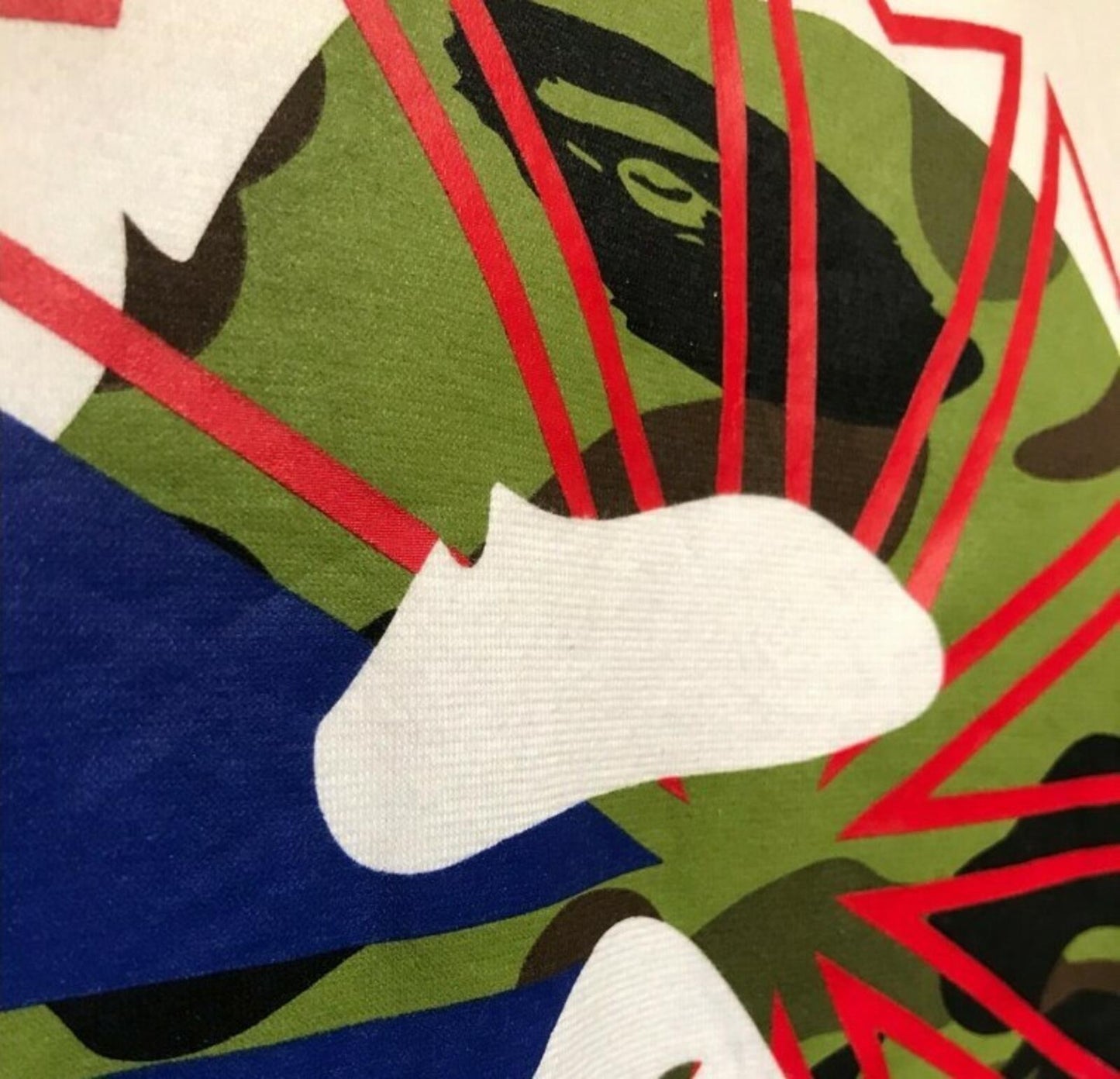 A BATHING APE x REEBOK Classic 002 Tee White Size XL BAPE