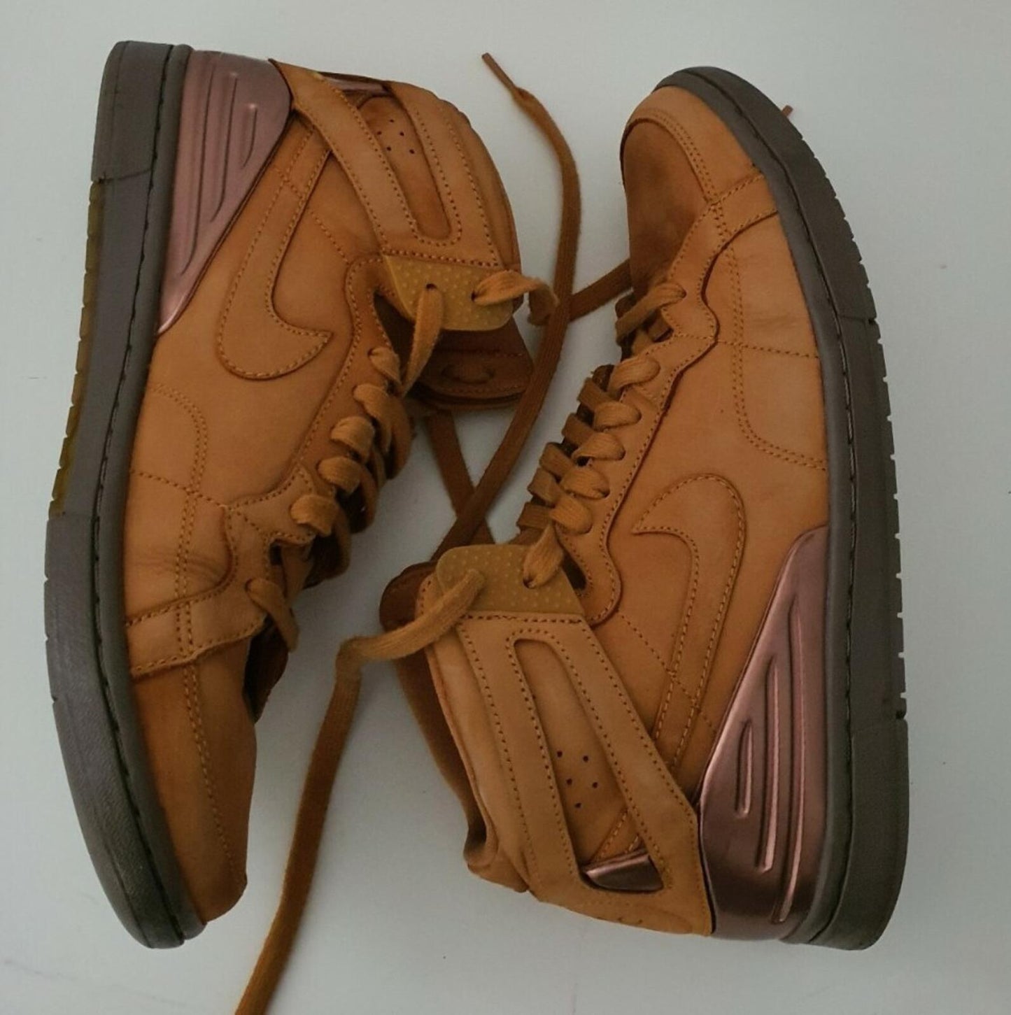 FW11 Supreme x Nike Zoom Air 94 Hi wheat US 10 UK 9 EUR 44 trainers lot  Vintage