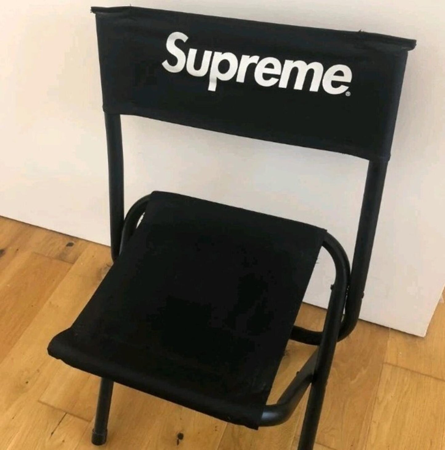 SS15 Supreme x Coleman Folding Chair Accessory Foldable Aluminium Frame Black
