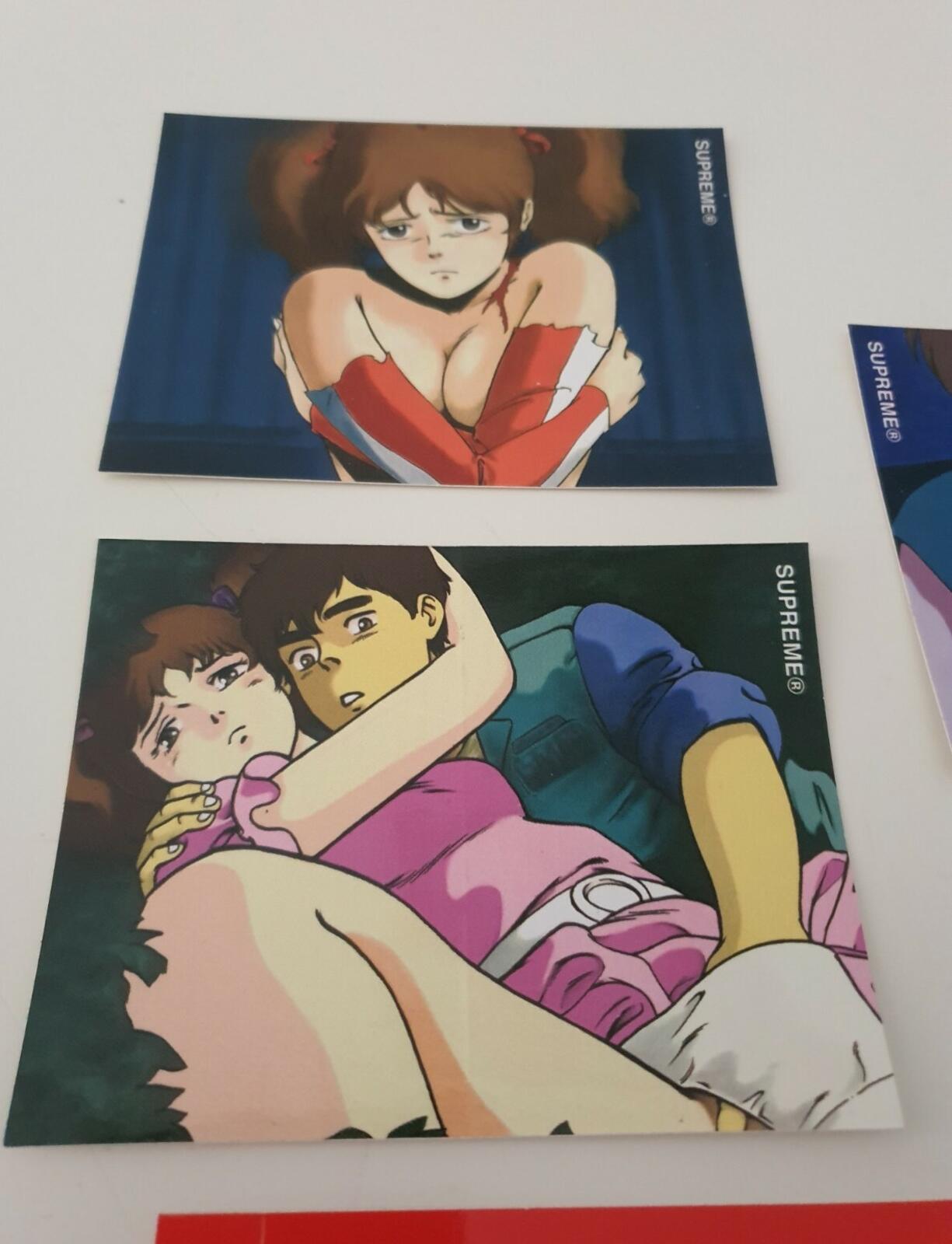 3x FW15 Supreme x Toshio Maeda stickers