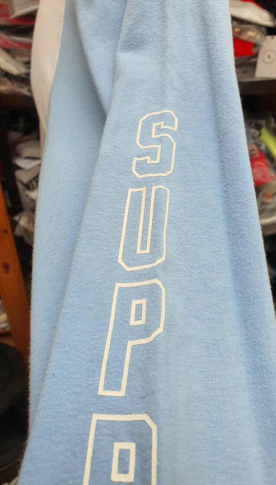 SS16 Supreme Betty Boop Raglan L/S tee Light Blue Size XL
