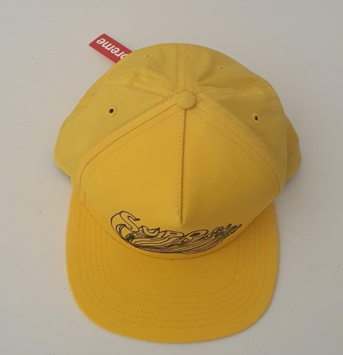 SS15 Supreme x Daniel Johnston 5-panel Cap Yellow