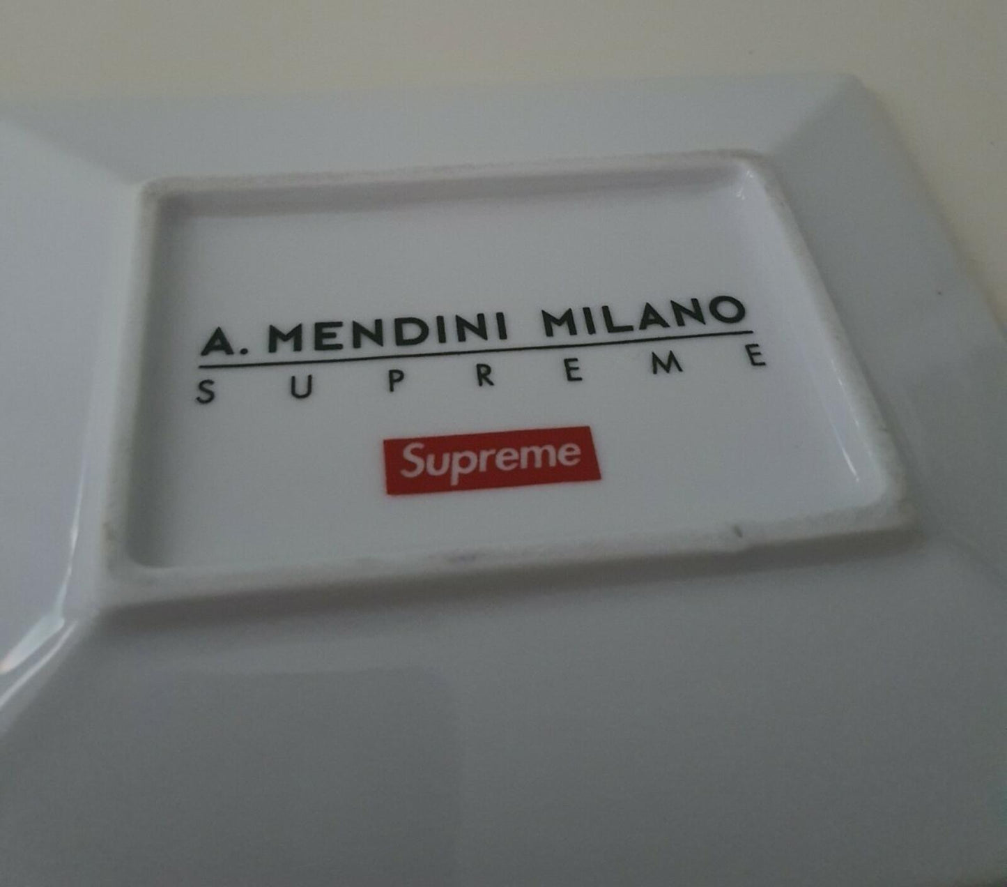 SS16 Supreme A. Mendini Milano small ashtray ceramic Multicolor tray Accessory