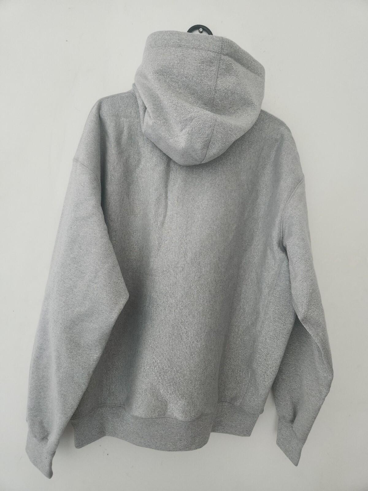 SS23 Supreme Glitter Arc Hooded Sweatshirt Heather Grey Size XL