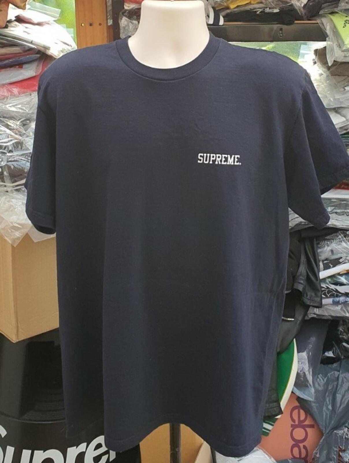 FW19 Supreme Heroines Tee Navy Size L