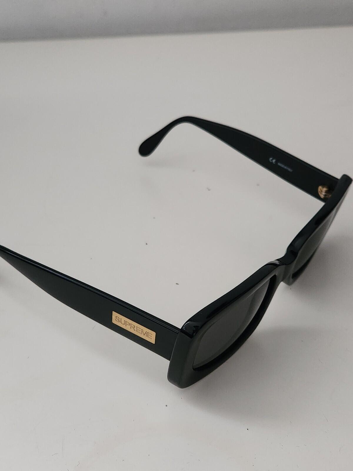 SS16 Supreme Moda sunglasses Black Gold made in Italy