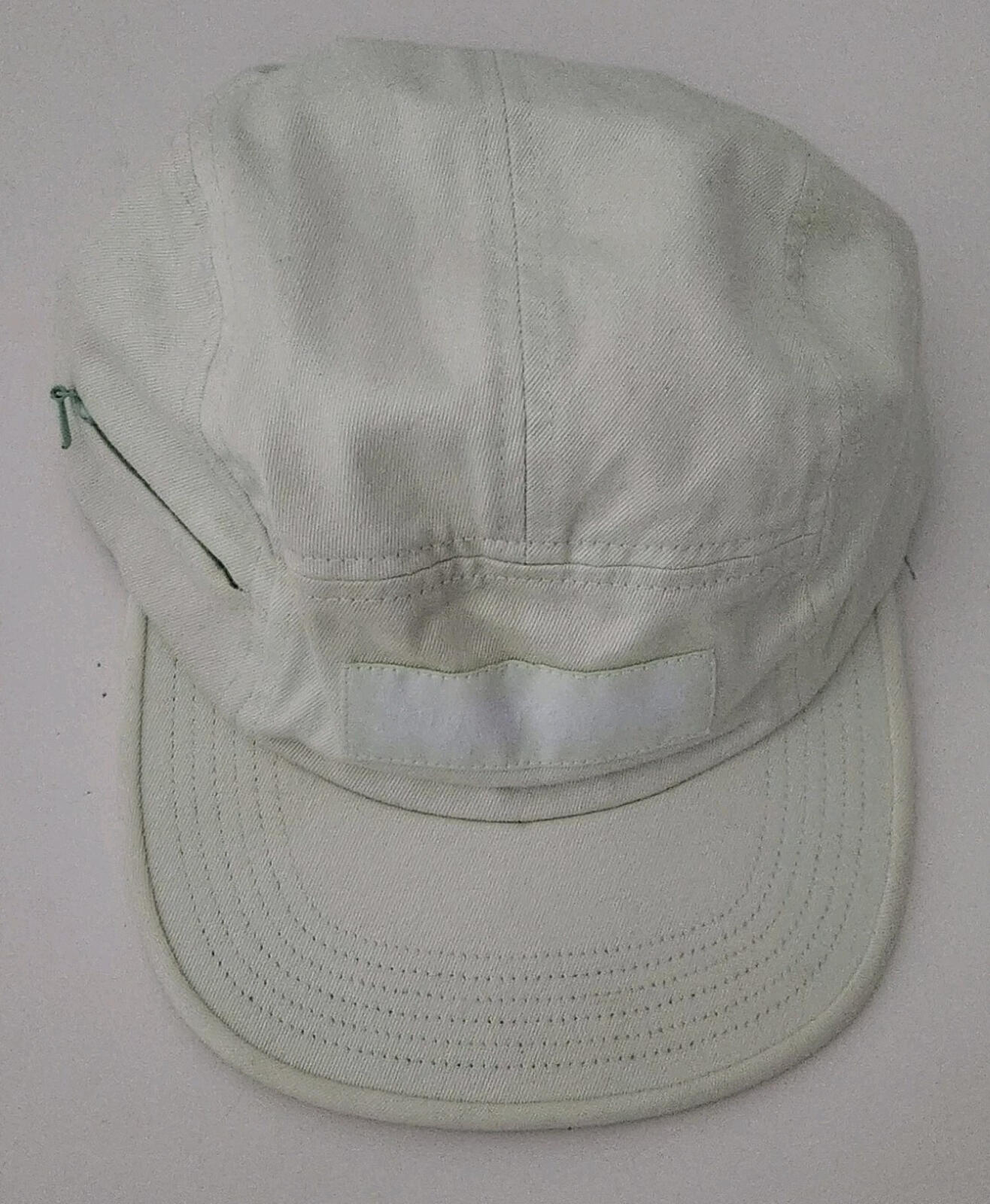 Gorra tipo campamento Supreme Side Zip FW17 lima pálido