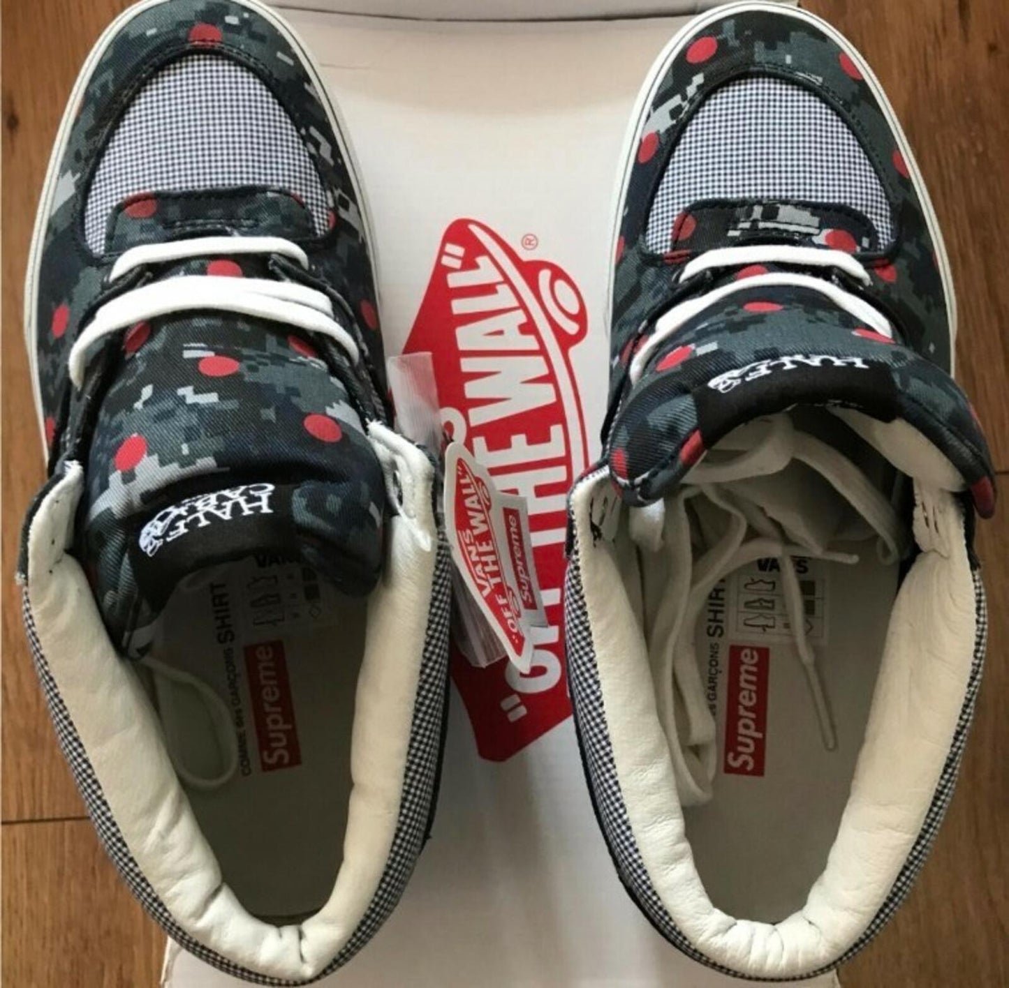 SS13 Supreme Vans x CDG Shirt Half Cab Pro Digi Camo